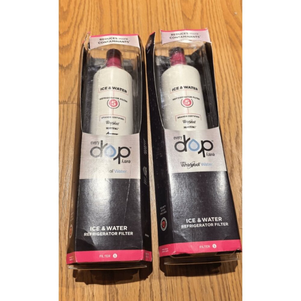2 Pack EveryDrop Ice and Refrigerator Water Filter 5